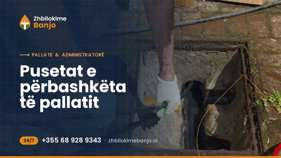 Teknik me doreza duke pastruar pusetën e përbashkët në oborrin e një pallati